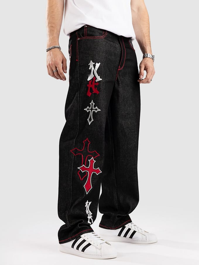Ninth Hall Ambush Crosses Jeans zwart