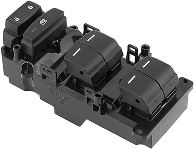 Raamheffer Schakelpaneel - Vensterbediening - Auto Onderhoud - Directe Vervanging - 3 Pin - Zwart