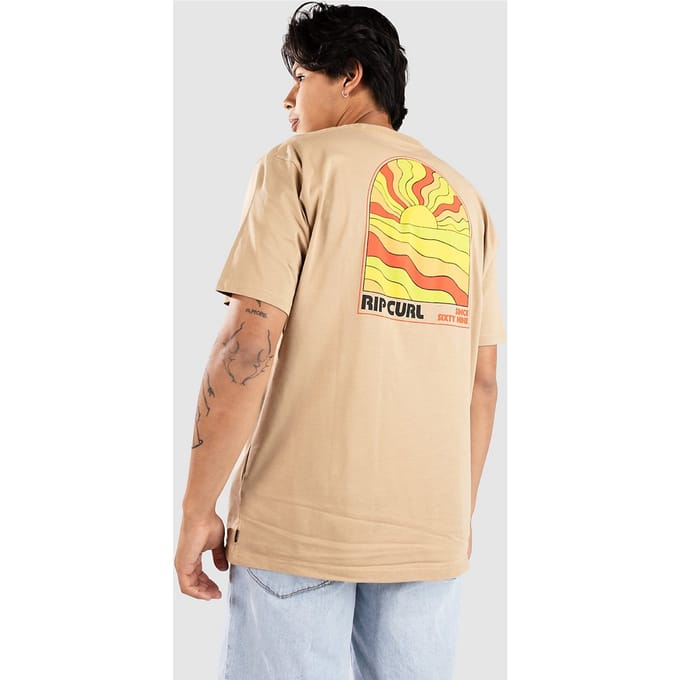 Rip Curl Surf Revival Sunsets T-Shirt bruin