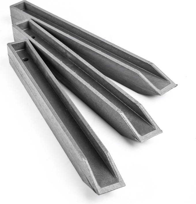 Paaltjes voor Ecolat tuinafboording Ecopic 38cm - set van 10 stuks