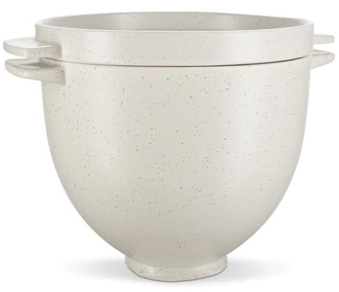 KitchenAid 5KSM2CB5BGS - Broodkom met Bakdeksel - 4,7 L - Wit