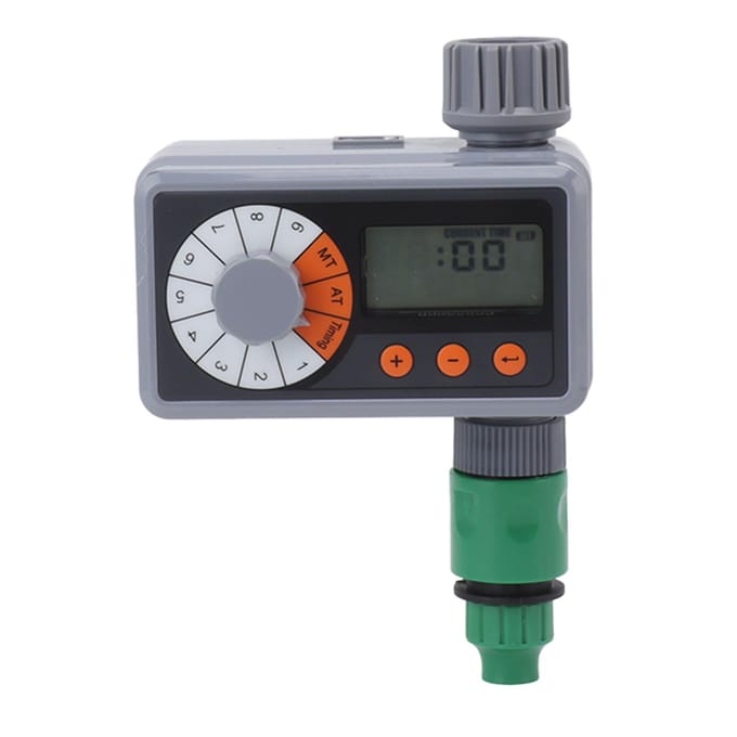 Sproeier Timer Automatisch Watergeefapparaat Zelf Druppelirrigatie Tool voor DN15 DN20 Kranen gray