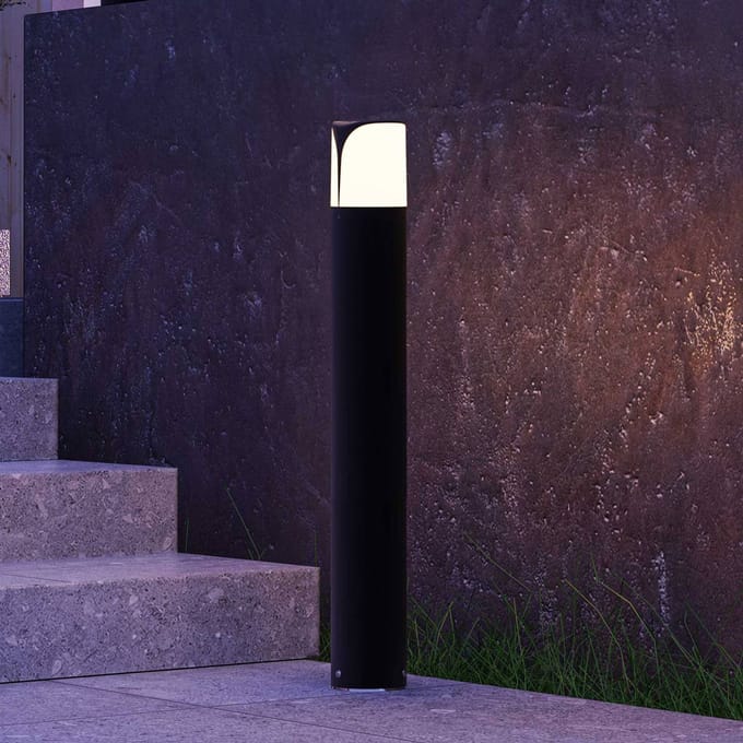 Forlight Astra tuinpadverlichting, antraciet, aluminium, hoogte 80 cm