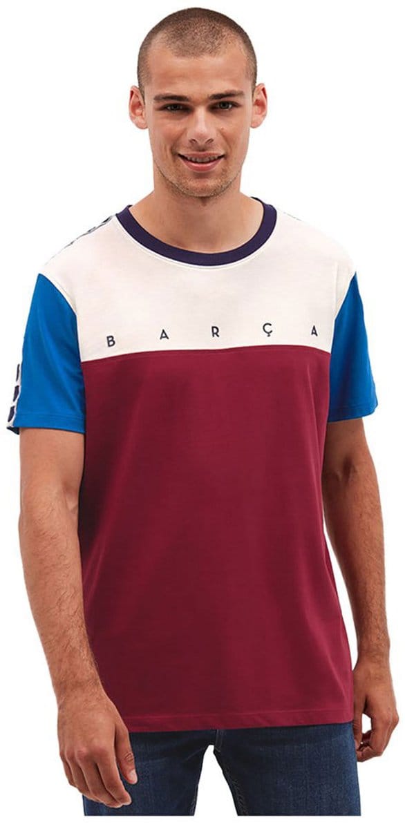BarÇa Tape T-shirt Met Korte Mouwen Rood L Man