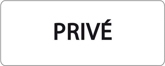 Ivana Tekstbord Privé