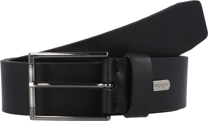 LLOYD Leren riem Men's Leather Belt 4.0 W100 Black zwart