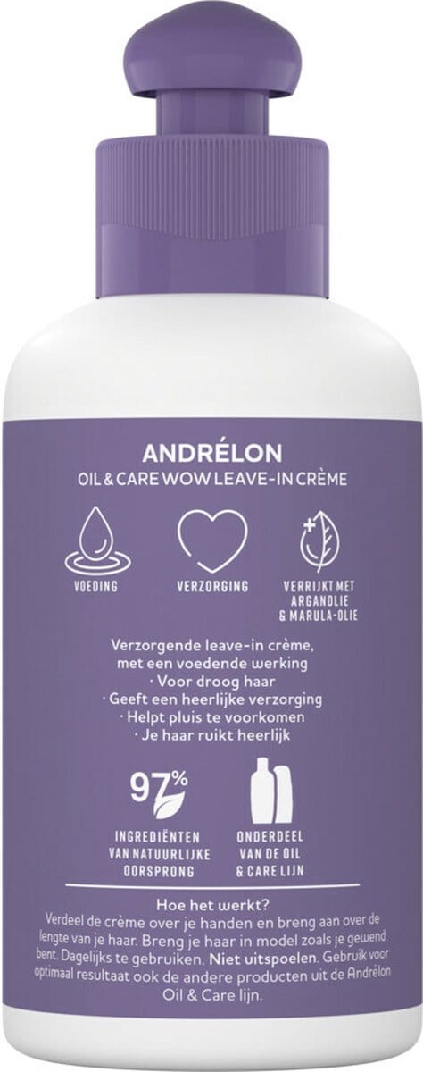 Andrelon WOW Leave-In Creme Oil & Care 200 ml