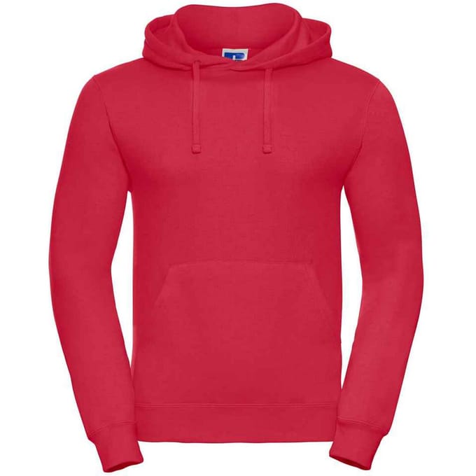 Russell Effen Heren Hoodie (Klassiek rood)