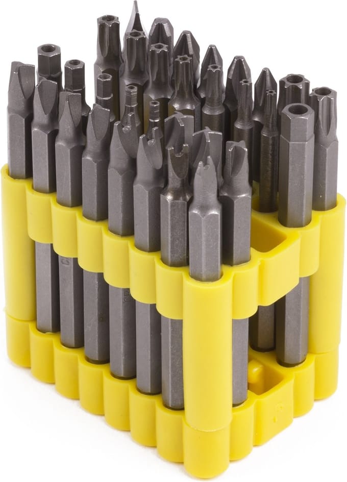 Schroevendraaier Chrome Chroom Vanadium 32 delige bit box set speciaal