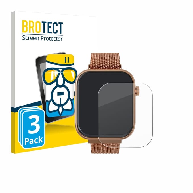 Screenprotector 3 Stuks voor Techmade M-GLAM011 1.75" Beschermglas transparant