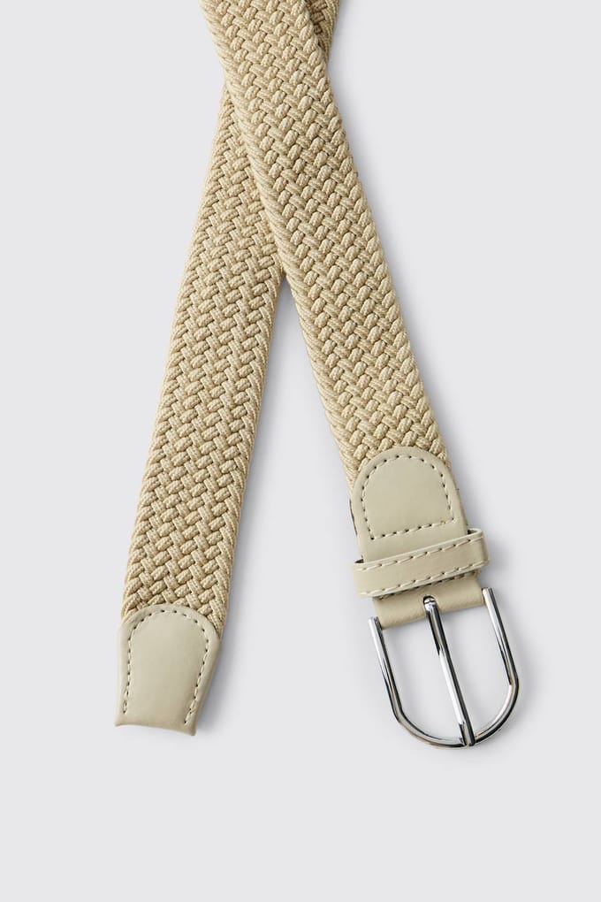 Geweven Riem Met Textuur | Ecru
