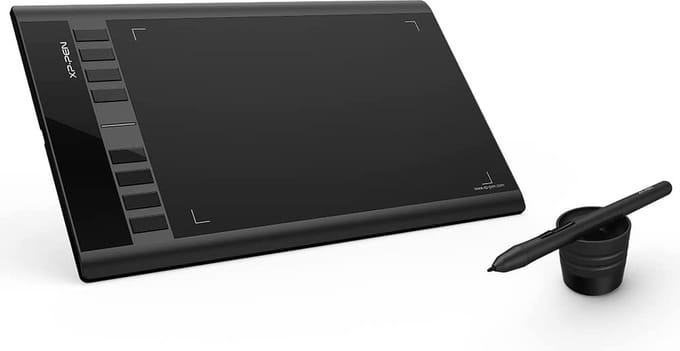XPPen STAR03 - Tekentablet - 10x6 Inch - 8192 Niveaus Stylus