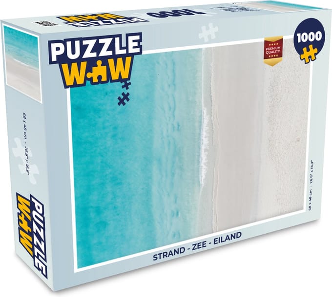 Puzzel Strand - Zee - Eiland - Legpuzzel - Puzzel 1000 stukjes volwassenen