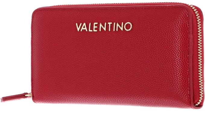 VALENTINO portemonnee Divina Zip Around Wallet Rosso Scuro donkerrood