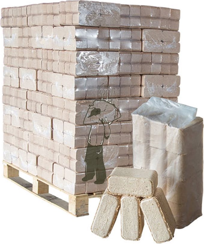 RUF Briketten (480 kg) | Berkzaagsel
