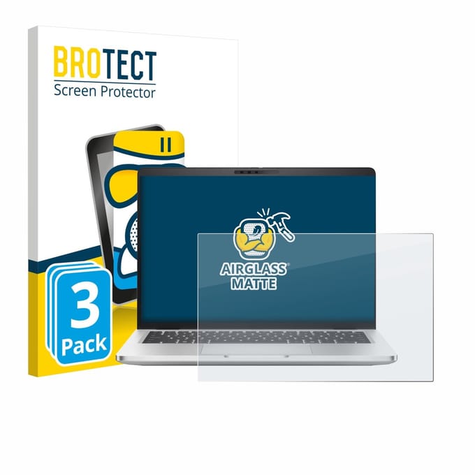 BROTECT - Screenprotector voor Dell Pro 14 Plus PB14255 - Folie Beschermfolie Beschermglas matte 3 Stuks