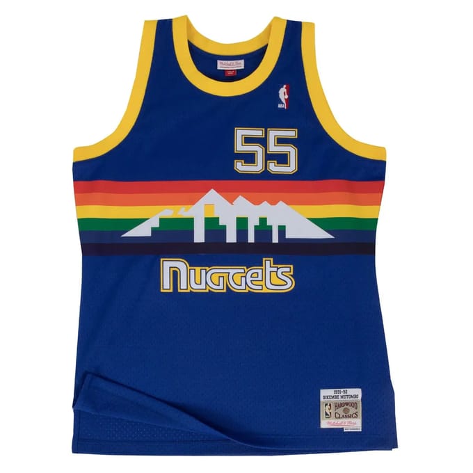 NBA shirt Denver Nuggets Dikembe Mutombo
