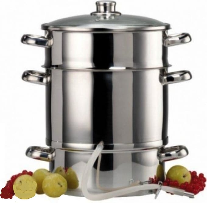 Ontsapper / Stoomextraxtor 10 liter - stoomextraxtor 10 liter - sappan - stoompan