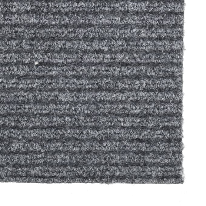 Vidaxl Vuilabsorberend Vloerkleed, 100X200 Cm, Grijs