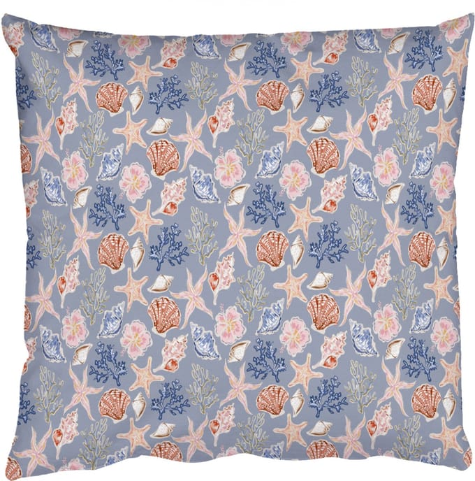 Sierkussens - Kussentjes Woonkamer - 40x40 cm - Kust - Zee - Blauw - Roze