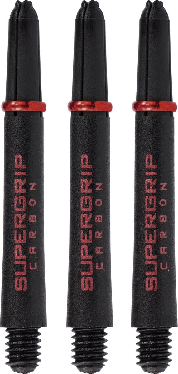 Harrows Supergrip Carbon Red - Dart Shafts