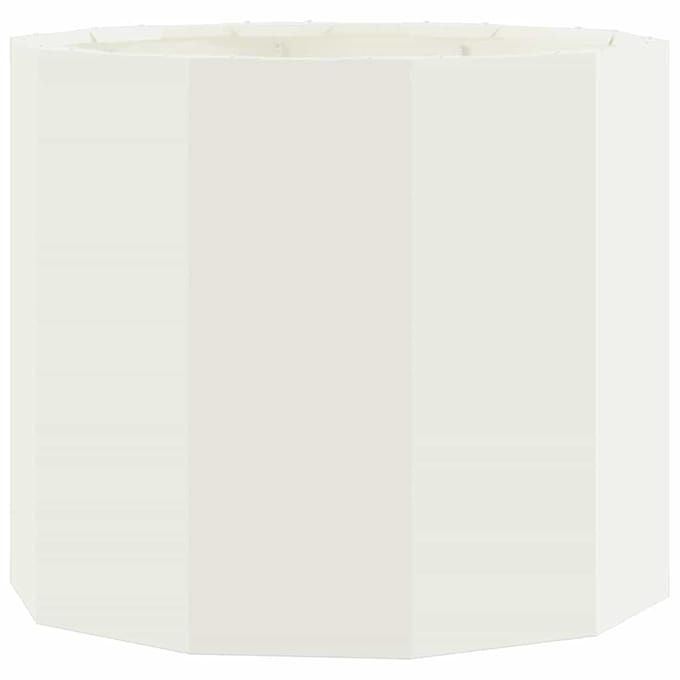 vidaXL Plantenbak Wit 60 x 60 x 50 cm Staal
