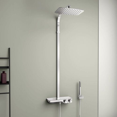Ideal Standard Ceratherm S200 Douchesysteem 314x465x1134 mm, 12.0 l/min (3 bar), A7332AA