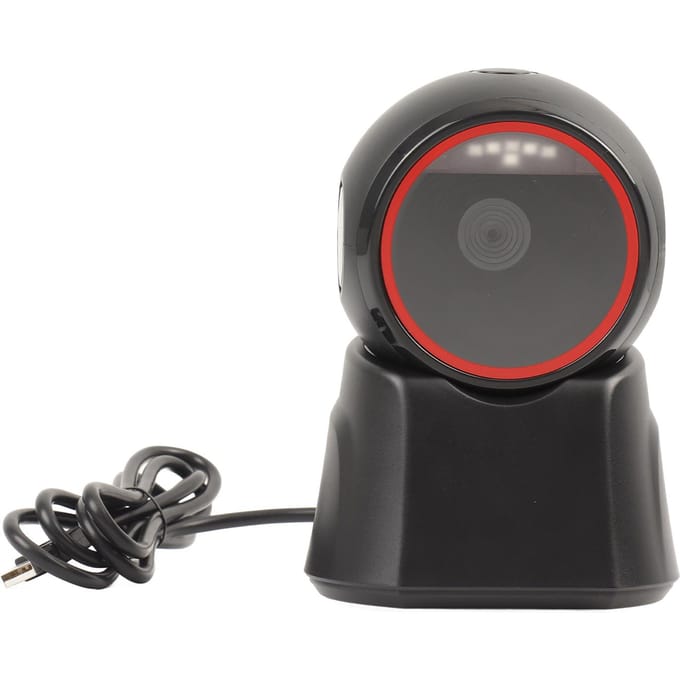 X11 1000A 2D 1D QR Barcode Scanner Omnidirectionele Desktop Barcode Scanner Automatische Barcode Lezer Handsfree zwart