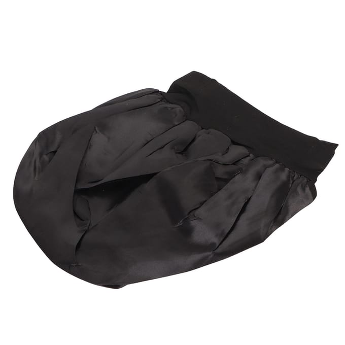 Bonnets de douche noirs Bonnets de douche à large bord Bonnets de bain réutilisables pour dames, hommes et enfants black