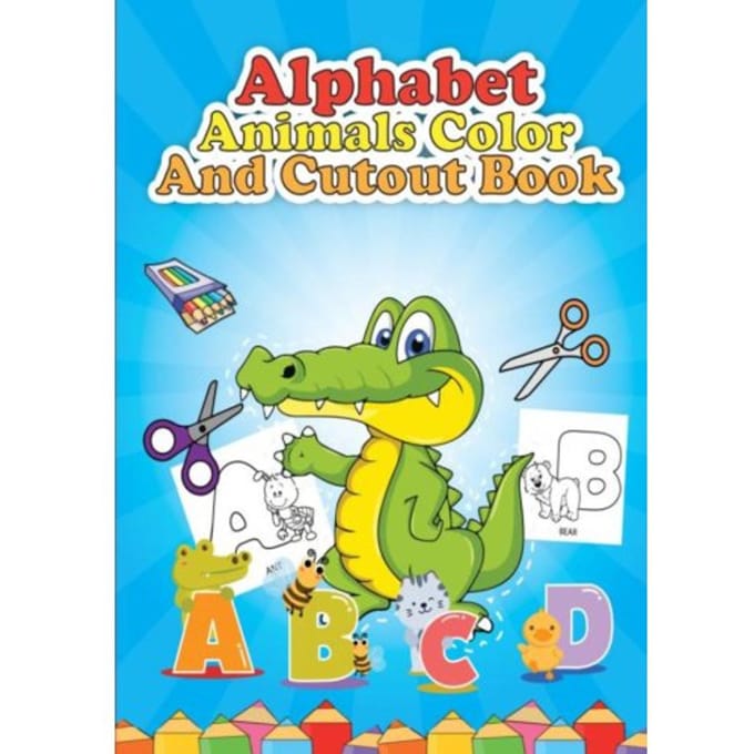 Alphabet Dieren Color And Cutout - Hugo Elena