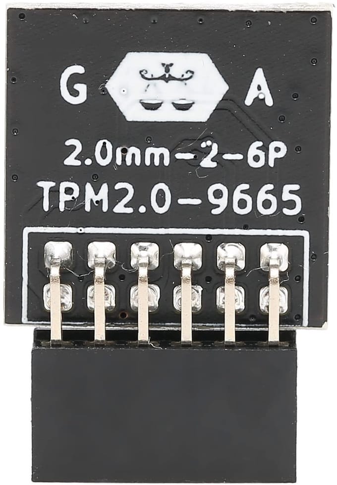 12PIN TPM 2.0 Module Encryptie Beveiligingsmodule - Hoge Beveiliging - Praktisch - Computer .