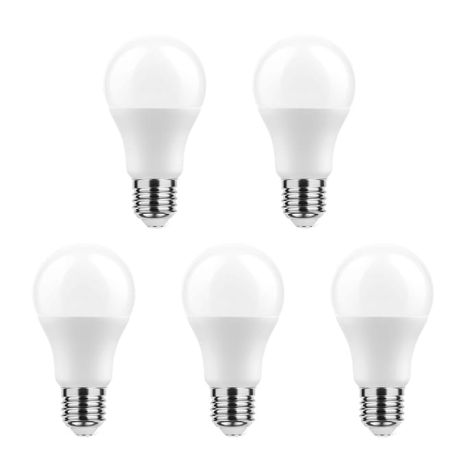 Technik E27 LED Lamp 11.1W - 1055lm - 6000K - Daglicht Wit - LED Globe A60 - Vervangt 75W Halogeen Gloeilamp - 5 stuks