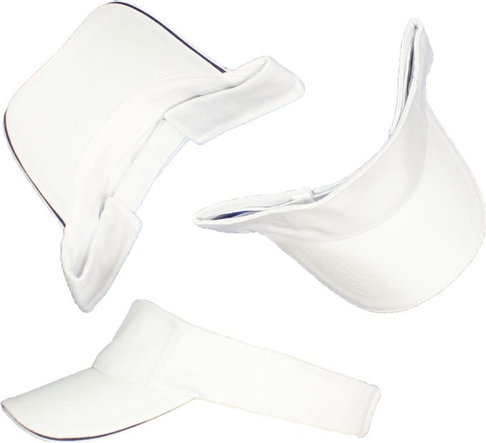 Zonneklep Wit Basic Blanco - Pakket 3 stuks - Origineel Design