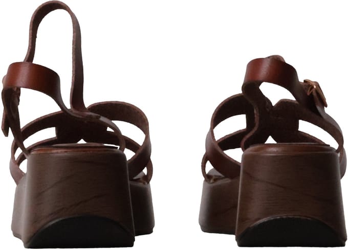 Hoge sandalen met bandjes van R and BE