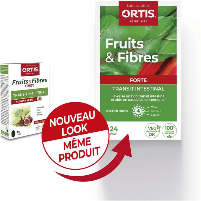Ortis® Vruchten & Vezels Forte 24x0,6 Tabletten