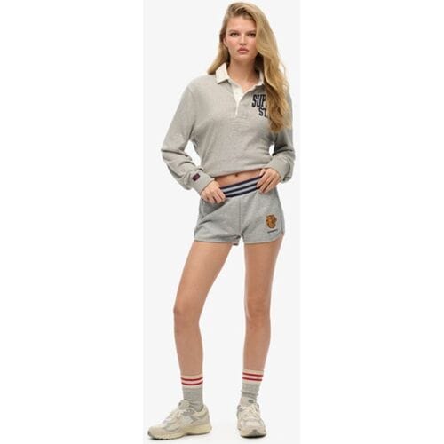 Superdry Vintage Collegiate Short Grijs Grootte: 42