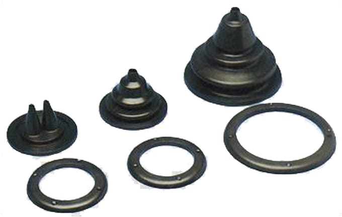 Spuitbakbus: 105 mm/zwart