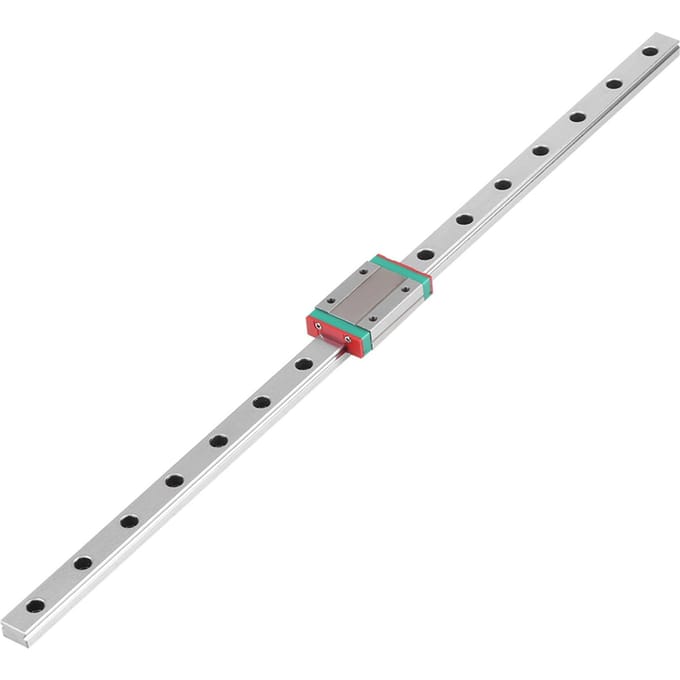 Bloc de guidage de rail coulissant linéaire miniature précis 400 mm