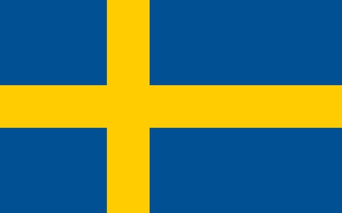 Vlag Zweden 300x450cm
