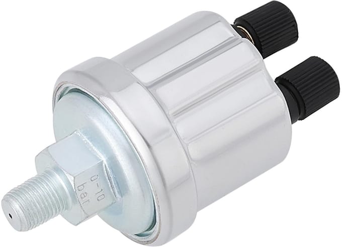 Dailygoody - Oliedruksensor - 0-10 Bar - Betrouwbare drukmeting - 1/8 Draad - Olie Sensor - Geschikt voor diverse toepassingen