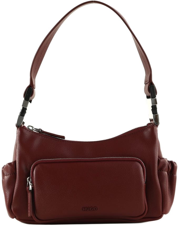HUGO schoudertas Bel Shoulderbag Medium Red donkerrood