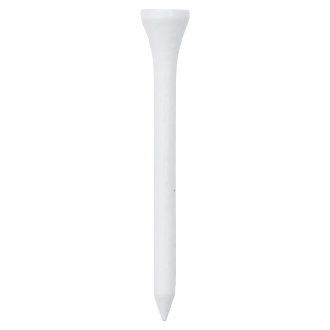 vidaXL 1000 st Golftees 83 mm bamboe wit