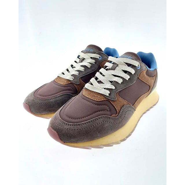 The Hoff Brand Amsterdam Sneakers - Suède - Dames - Bruin - Maat 37