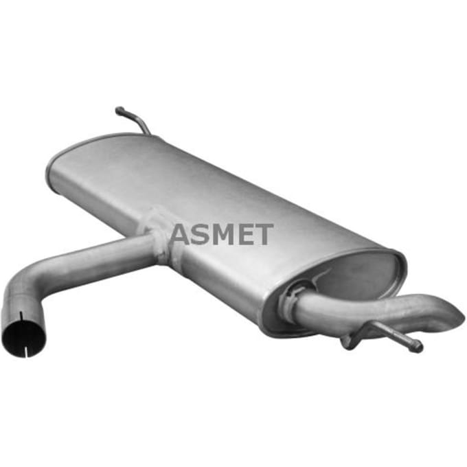 Geluiddemper achter ASMET 03.118