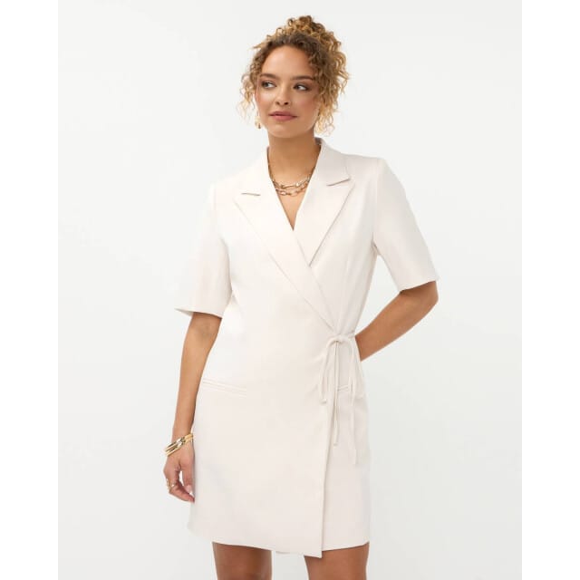 Ydence Dress Hazel Dames - Jurk - Gebroken wit - Maat M