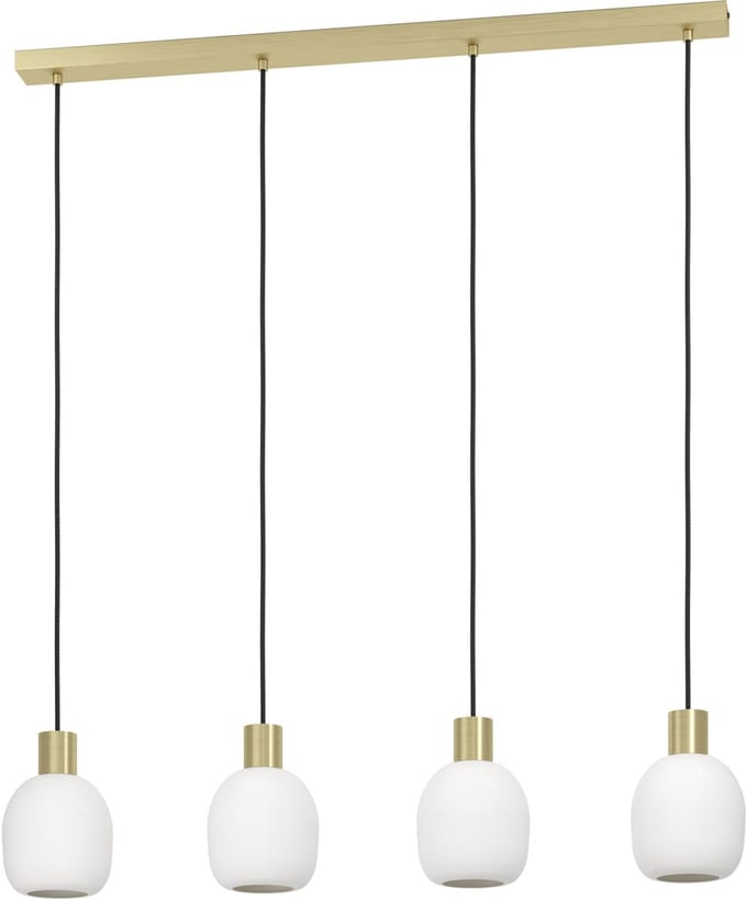 EGLO Manzanares Hanglamp - E27 - 97 cm - Wit|Goud
