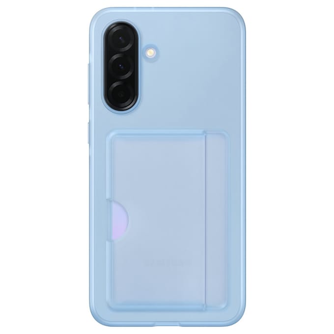 Coque et étui téléphone mobile Samsung arriere avec porte-carte Galaxy A36 5G Bleu