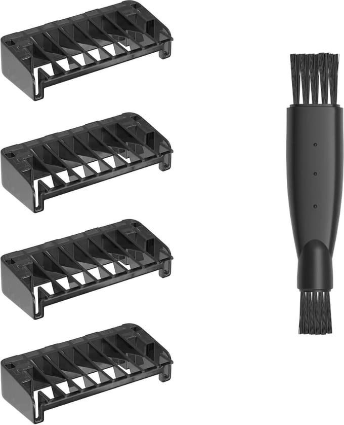Trimmer Opzetkammen - Haar Lengte Gids - Precisie Knippen - Set van 4 Stuks - 1-5 mm