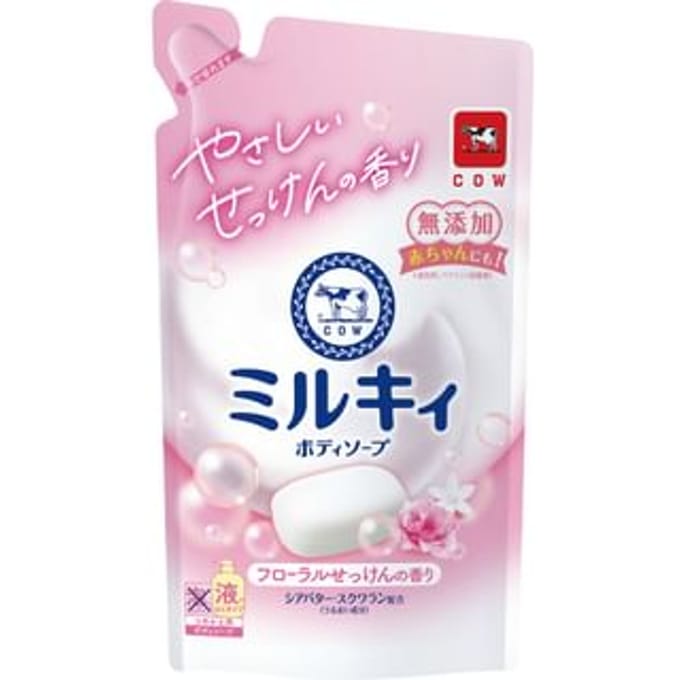 Cow Brand Soap - Milky Body Soap Floral - 360ml Refill