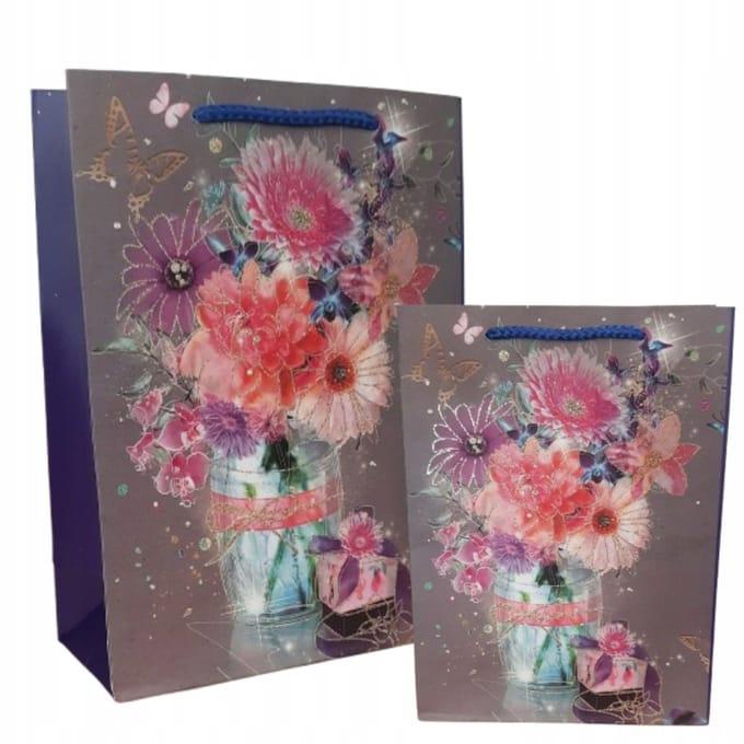 Glittercadeaus 24x18cm - Diverse patronen